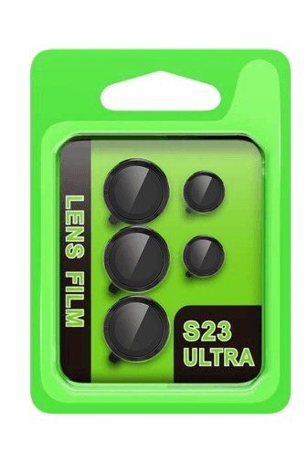 Samsung Galaxy S23 Ultra Raze Metal Kamera Lens - Siyah