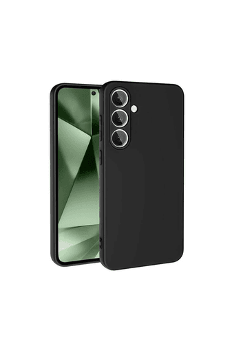 Samsung Galaxy S24 FE Kılıf Nano içi Kadife Silikon - Siyah