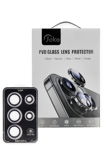 Samsung Galaxy S24 Ultra PVD Metal Kamera Lens - Pembe