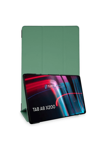 Samsung Galaxy X200 Tab A8 10.5 Kılıf Tablet Smart Kılıf - Koyu Yeşil