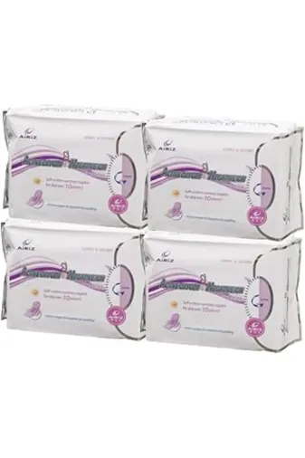 SanalAMCA Store BVSABEVA1986364 Tiens Airiz 10Lu Gündüz Hijyenik Kadın Pedi Seti (4 Paket 40 Adet)