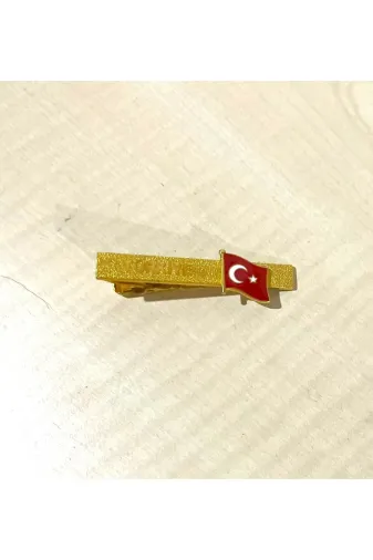 SANAT TACİRİ 6e7thwt4rg Vintage Kiravat İğnesi Türk Bayrağı Temalı Kiravat İğnesi