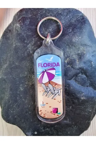 SANAT TACİRİ 759696715 Koleksiyonluk Mika Florida Temalı Anahtarlık