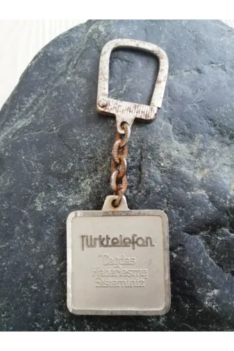 SANAT TACİRİ 764936559 Koleksiyonluk Turk Telekom Anahtarlık Turktelefon Anahtarlık Metal Anahtarlık