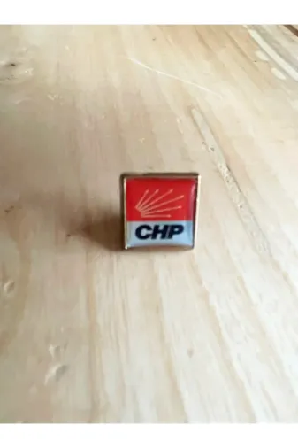 SANAT TACİRİ 76IU34FD Chp Rozet Cumhuriyet Halk Partisi Rozet Broş