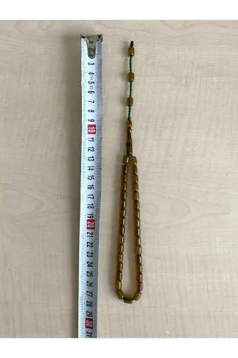 SANAT TACİRİ EK45YRGY 27Cm Sikma Kehribar Tesbih No 54