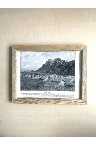 SANAT TACİRİ EK56FS4313 Camsiz Çift Tarafli Ahşap Çerçeveli Dijital Baski Resim Tablo Bosworth Field Ve Colombo