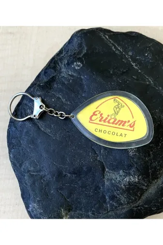 SANAT TACİRİ EK75RT2F34HH Vintage Eriam's Chocolot Yazili Plastik Anahtarlik