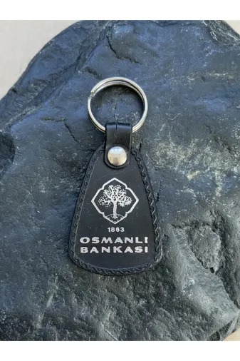SANAT TACİRİ EK7GBF257U8 Antika Osmanli Bankasi Anahtarlik Çift Tarafli Anahtarlik