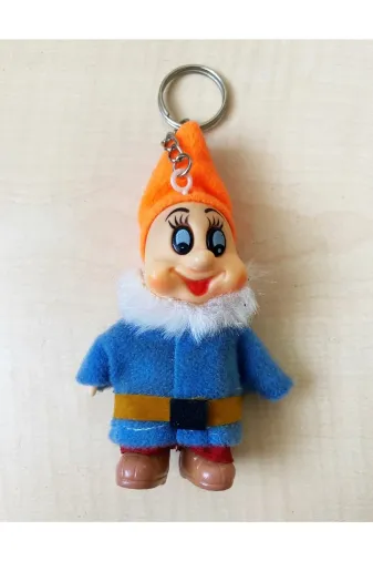 SANAT TACİRİ EKNSVBSEDWE52 Vintage Avrupa Anahtarlık Plastik Cüce Anahtarlık