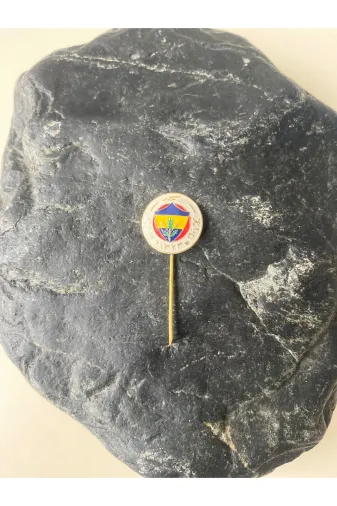 SANAT TACİRİ FB60V7NZ81741 Özel Üretim Nadir Osmanlica Yazili Rozet İğneli Rozet Yaka Broşu