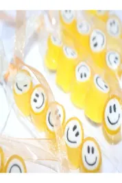 Sarı Gülenyüz Parmak Lolly 24 Adet