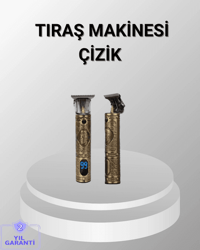 Şarjlı Kablosuz Tıraş Makinesi – 1800 Mah Batarya, Uzun Pil Ömrü, Profesyonel Sessiz Motor