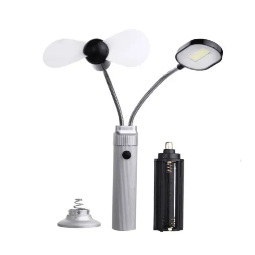 Şarjlı Pervaneli Mıknatıslı LED Masa Lambası Taşınabilir Çok Fonksiyonlu Aydınlatma WT-093