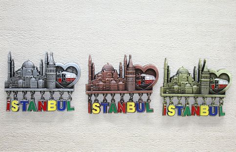 Sarkaçlı İstanbul Temalı Magnet - Model 2