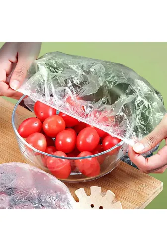 SAVORYHOME TYBSYZ2T7OG8MUGD30 100 Adet Pratik Tazeliği Koruyan Tencere Ve Tabak Bonesi | Çok Amaçlı Kapak Gıda Bonesi