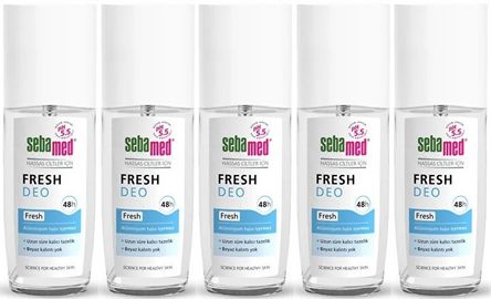 Sebamed Deodorant Sprey 75 ML Fresh (5 Li Set)