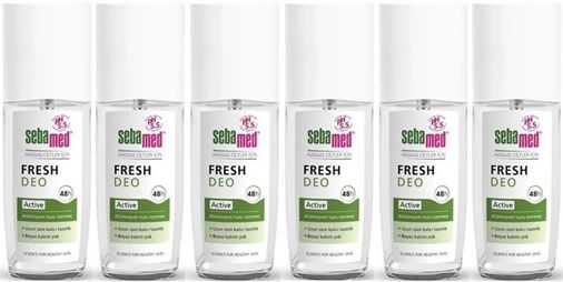Sebamed Deodorant Sprey 75 ML Fresh Active (6 Lı Set)