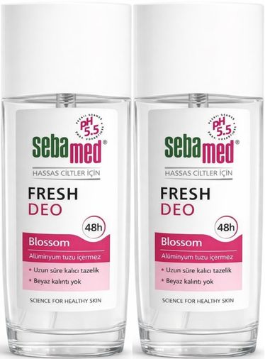 Sebamed Deodorant Sprey 75 ML Fresh Blossom (2 Li Set)