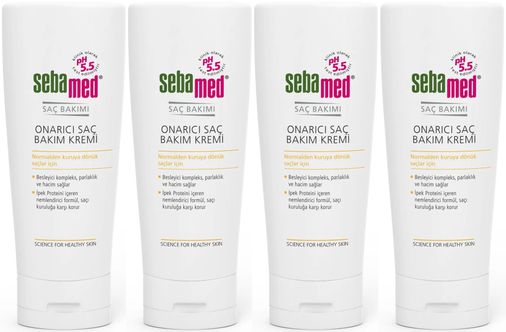 Sebamed Onarıcı Saç Bakım Kremi 200 ML (4 Lü Set)