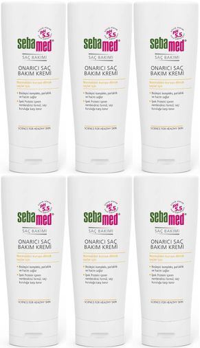 Sebamed Onarıcı Saç Bakım Kremi 200 ML (6 Lı Set)