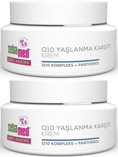 Sebamed Q10 Yaşlanma ve Kırışıklık Karşıtı Koruyucu Anti-Age Krem 50ML (2 Li Set)