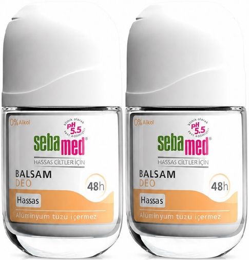 Sebamed Roll-On 50ML Balsam Hassas/Sensitive (2 Li  Set)