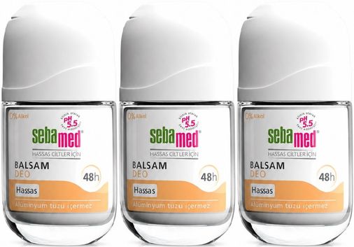 Sebamed Roll-On 50ML Balsam Hassas/Sensitive (3 Lü  Set)