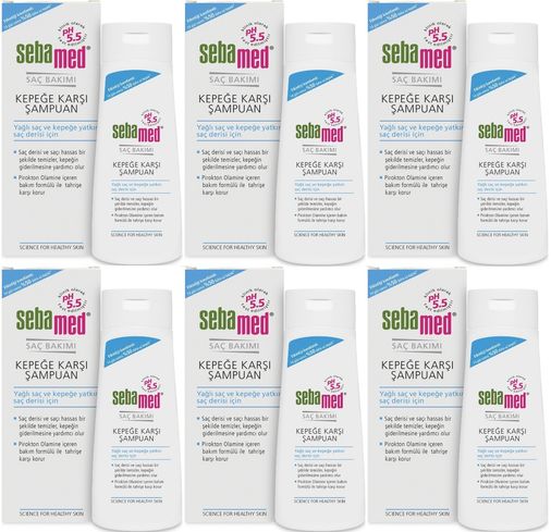 Sebamed Şampuan 200ML Kepeğe Karşı (Yağlı ve Kepeğe yatkın saç derisi İçin) (6 Lı Set)