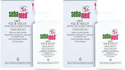 Sebamed Yüz ve Vücut Temizleyici Likit 1000ML (2 Li Set)