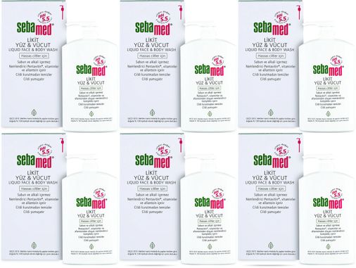 Sebamed Yüz ve Vücut Temizleyici Likit 1000ML (6 Lı Set)