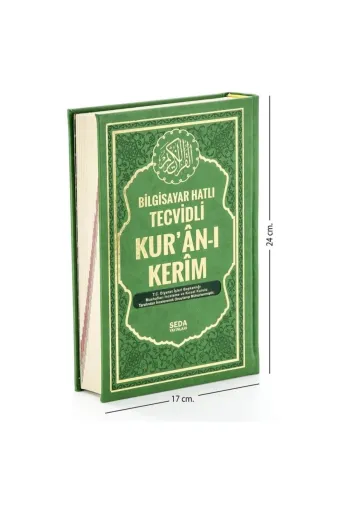 Seda Yayınları 44301 Kuranı Kerim - Bilgisayar Hatlı - Tecvidli Kuran - Orta Boy - Seda Yayınevi