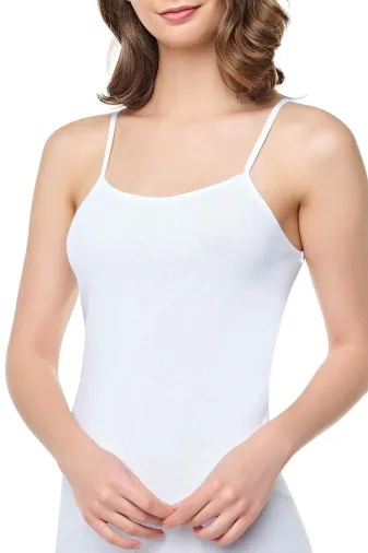 Seher SHR-0061-6 Kadın İp Askılı Atlet Büyük Beden 6'lı Paket 0061