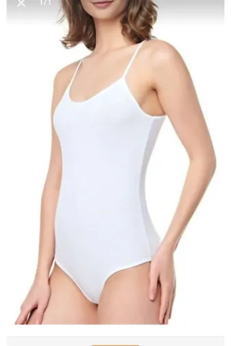 Seher Yıldızı sehersiyahbayanatlet01 0066 İp Askili Çitçitli Body Tekli