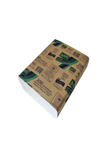 SELECT OtelBukleti-2221 200 Lü Standart Z Katlama Havlu 12 Paket