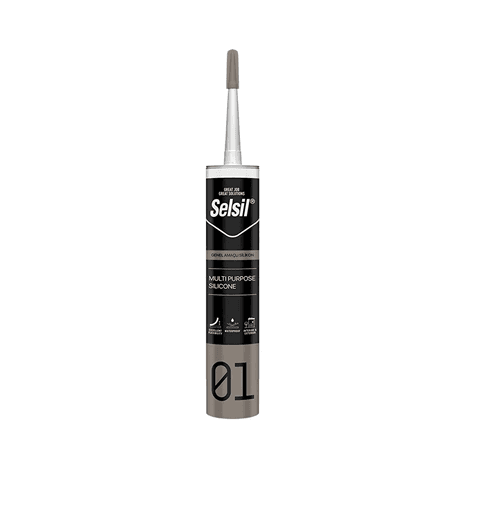 Selsil 1292/18-01 Genel Amaçlı Şeffaf Silikon 280 G [01]