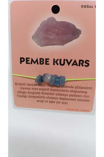 semavidogaltaş 8694536524132 Pembe Kuvars