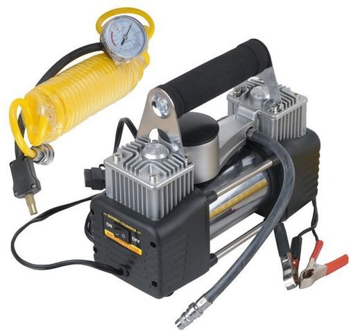 Sentinel 42649889 Hava Kompresörü Çift Pistonlu Metal Gövde 12V Araçlar İçin Uyumlu