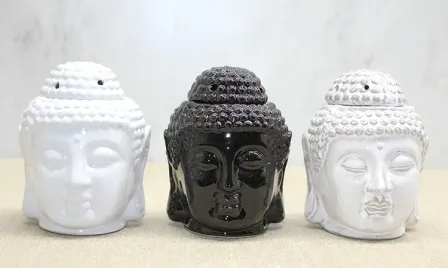 Seramik Buda Büstü Buhurdanlık Alk4447