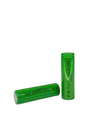Sertec - 1.2V 800 Mah - AA - Ni-Cd Şarjlı Pil - (Başsız / Flat Head)
