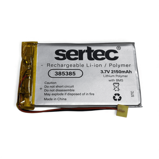Sertec 385385 3.7v 2150 Mah Li-polymer Pil (devreli/1.5a)