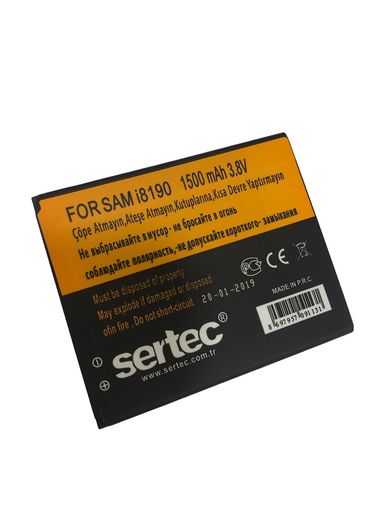 SERTEC - GALAXY S3 MINI i8190 Uyumlu Batarya