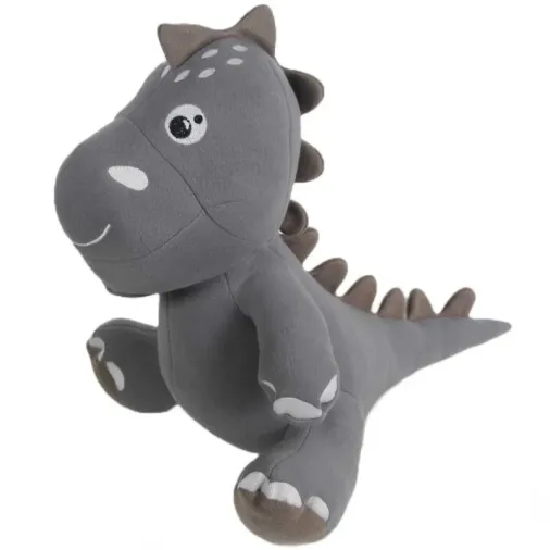 Sevimli Dino Peluş Oyuncak 40 cm Gri Renk