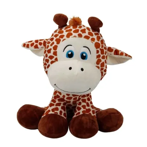 Sevimli Oturan Zürafa Peluş 35 cm Çocuklar İçin
