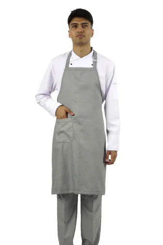 SEZA TEKSTİL 150400500 Aşçı Garson Şef Barista Kafe Cepli Apron Mutfak Önlüğü (Alpaka Kumaş)