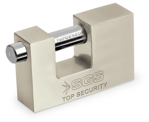 SGS 1366 Cam Kapı Kilidi Kayar Milli Saten Kaplama 80 mm