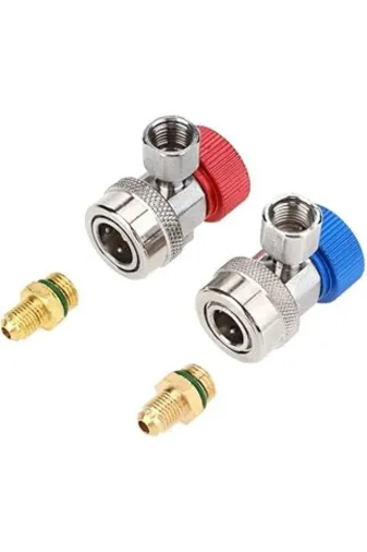 SH TICARET OTOMDxB08GLSRWB5 Yosoo Health Gear R134 A/c Adaptör Bağlantıları, 1/4 Inç Fiş Bağlantılı Yüksek-Düşük Hızlı Kavrama