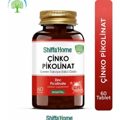 ShiffaHome Çinko Pikolinat İçeren Takviye Edici Gıda 60 Kapsül