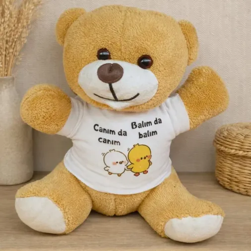 Şık Tişörtlü Peluş 25 Cm Canım Da Canım Balım