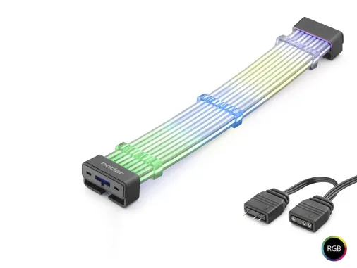 Silikon Işıklı Bükülebilir Argb Light Board 28 Pin - Siyah ND2803